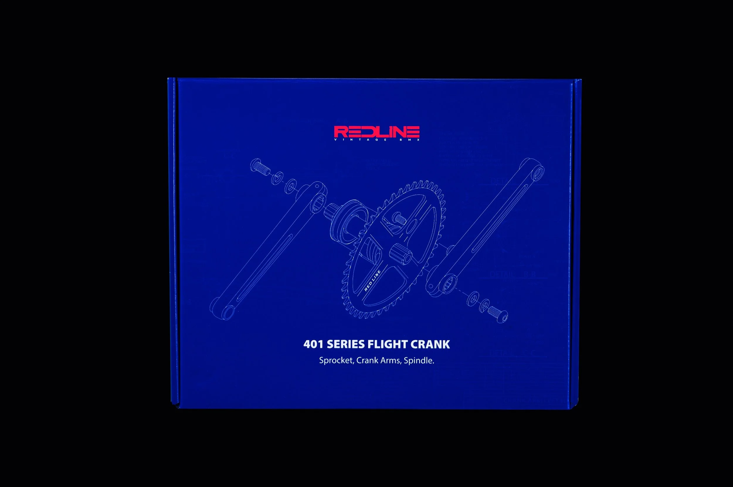Authentic and Era correct Redline Flight Cranks, Techmatic bearing